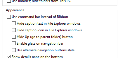 Windows 10 – No details Pane at the bottom of Explorer – Grrrr